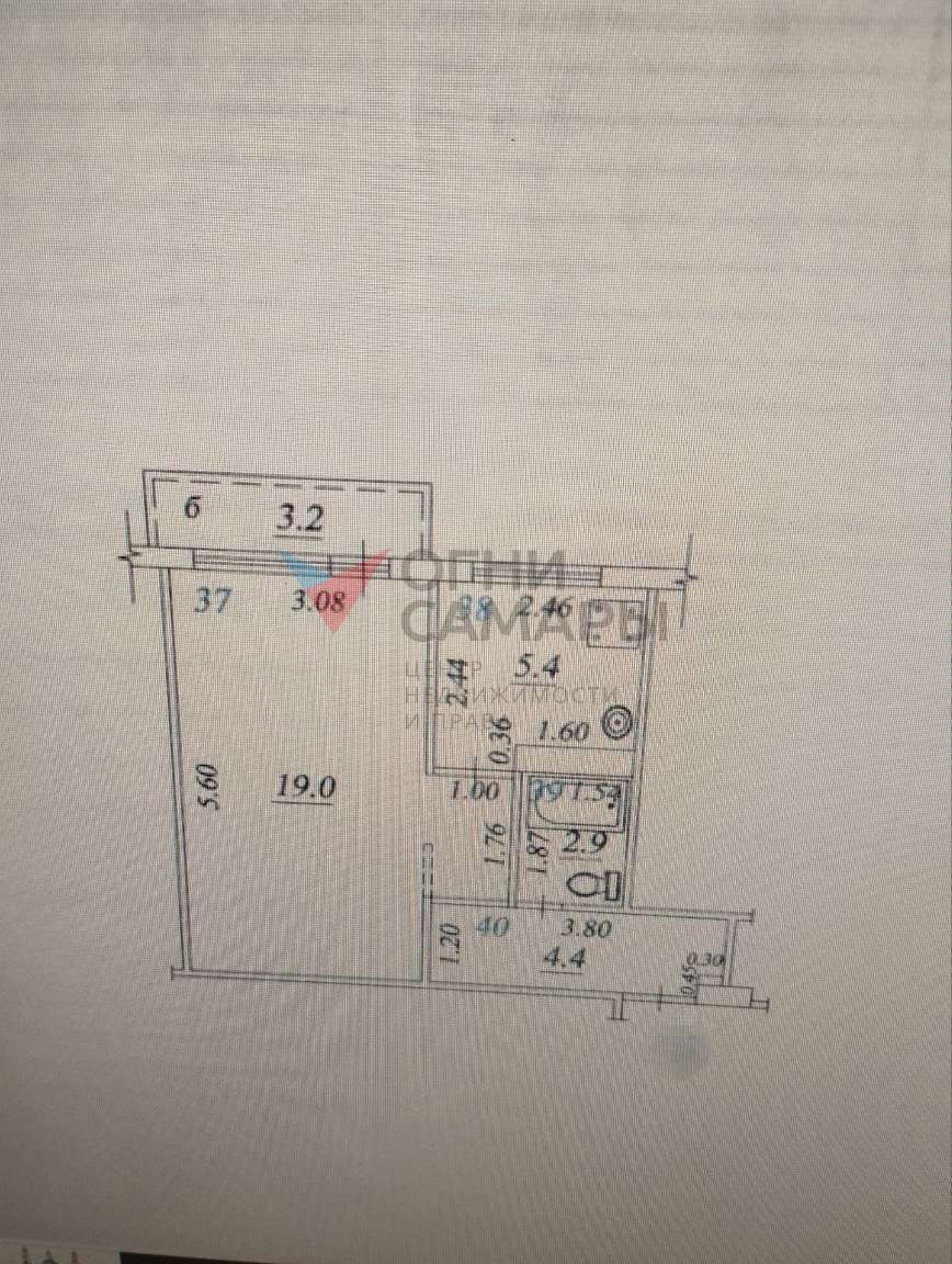 Продажа 1-комнатной квартиры, Самара, Мяги улица,  24