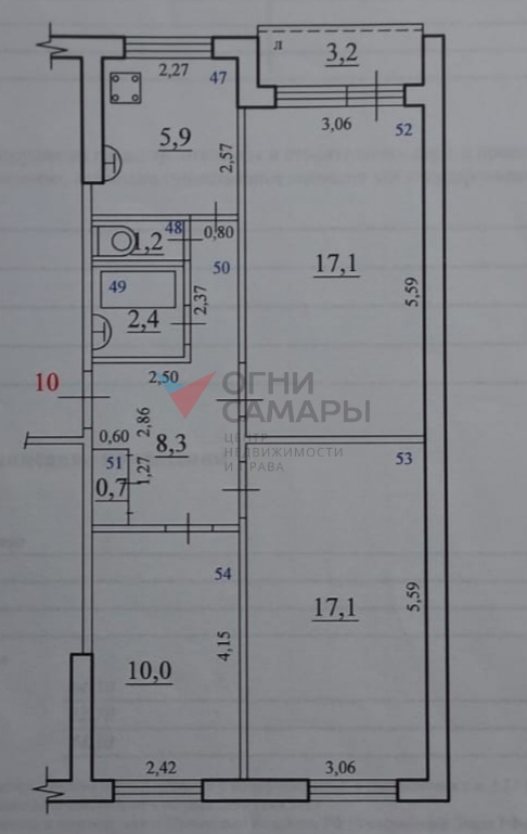 Продажа 3-комнатной квартиры, Самара, Путейская улица,  14