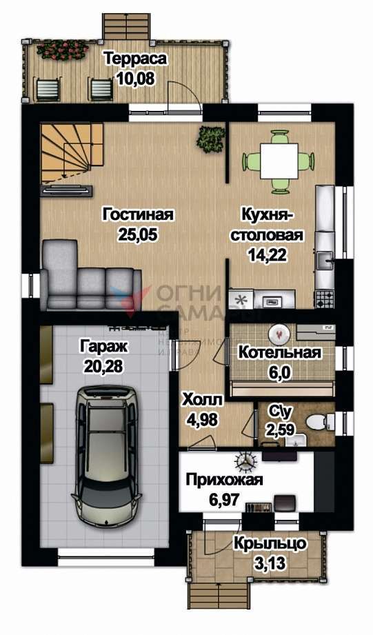 Продажа дома, 159м <sup>2</sup>, 6 сот., Белозерки, Лазарева