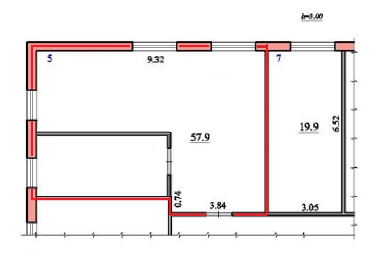 Аренда коммерческой недвижимости, 57м <sup>2</sup>, Самара, Санфировой улица,  95