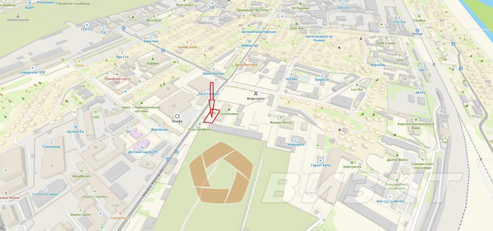 Аренда коммерческой недвижимости, 650м <sup>2</sup>, Самара, Новоурицкая улица,  3