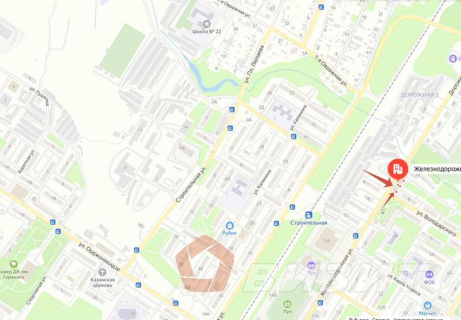 Продажа коммерческой недвижимости, 70м <sup>2</sup>, Чапаевск, Железнодорожная улица,  1