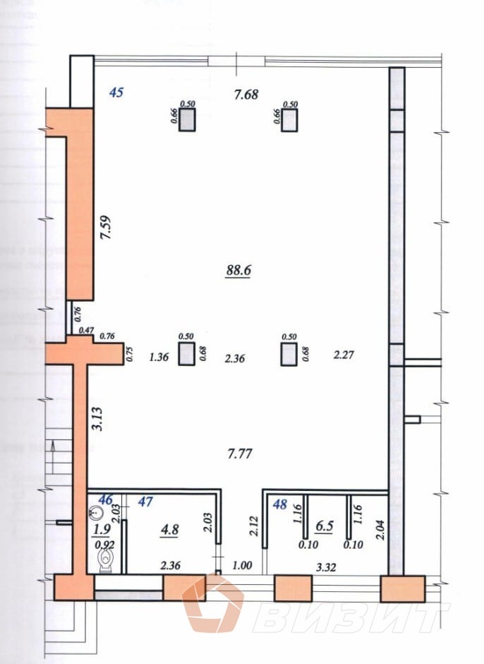 Аренда коммерческой недвижимости, 101м <sup>2</sup>, Самара, Стара-Загора улица,  117