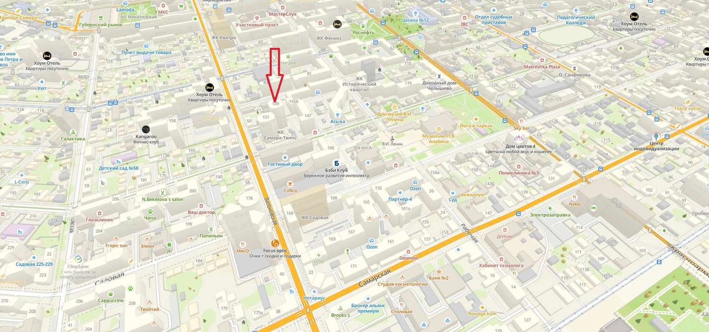 Продажа коммерческой недвижимости, 203м <sup>2</sup>, Самара, Ленинская улица,  149