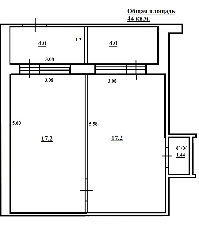 Продажа коммерческой недвижимости, 44м <sup>2</sup>, Самара, Московское шоссе,  290