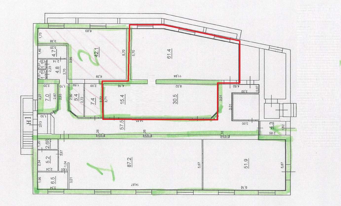 Аренда коммерческой недвижимости, 107м <sup>2</sup>, Самара, 7-я просека,  110