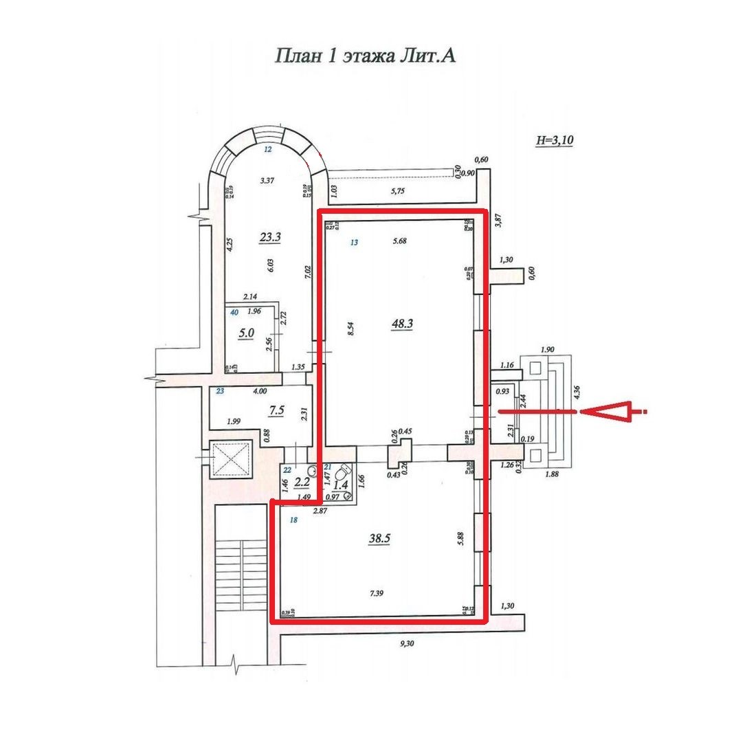 Аренда коммерческой недвижимости, 88м <sup>2</sup>, Самара, Енисейская улица,  56