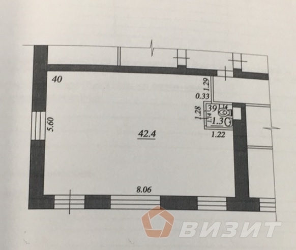 Продажа коммерческой недвижимости, 43м <sup>2</sup>, Самара, Победы улица,  124