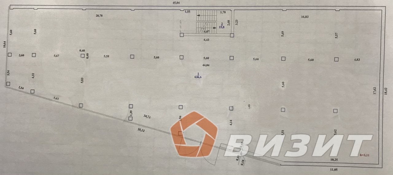 Аренда коммерческой недвижимости, 636м <sup>2</sup>, Самара, Партизанская улица,  80б