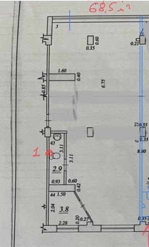 Аренда коммерческой недвижимости, 68м <sup>2</sup>, Самара, Ногина улица,  13