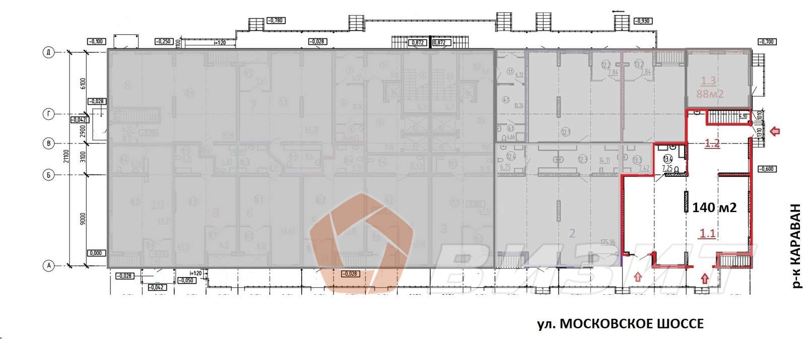 Аренда коммерческой недвижимости, 140м <sup>2</sup>, Самара, Пролетарская улица,  150/3