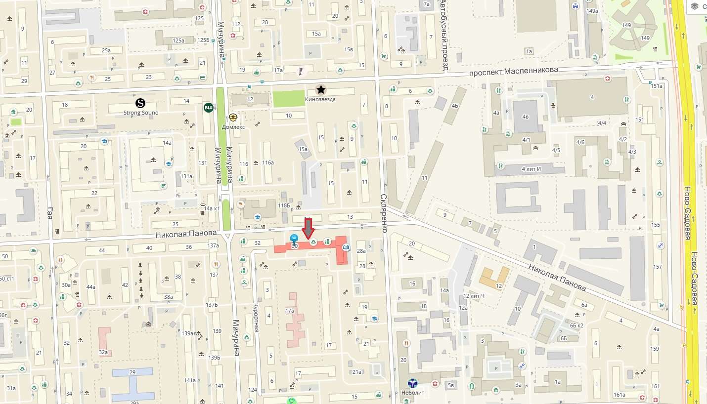 Аренда коммерческой недвижимости, 77м <sup>2</sup>, Самара, Николая Панова улица,  30