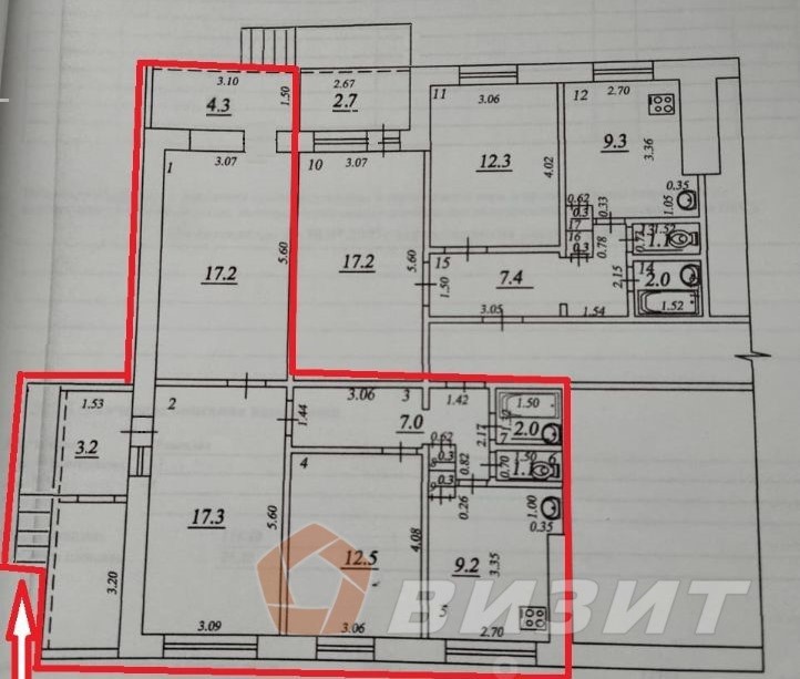 Аренда коммерческой недвижимости, 74м <sup>2</sup>, Самара, Пензенская улица,  64
