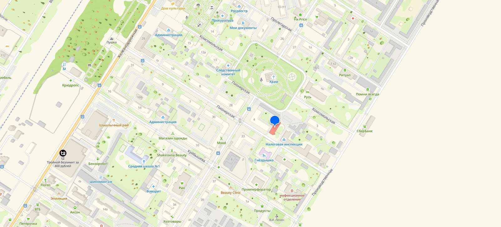 Аренда коммерческой недвижимости, 501м <sup>2</sup>, Чапаевск, Пионерская улица,  2а