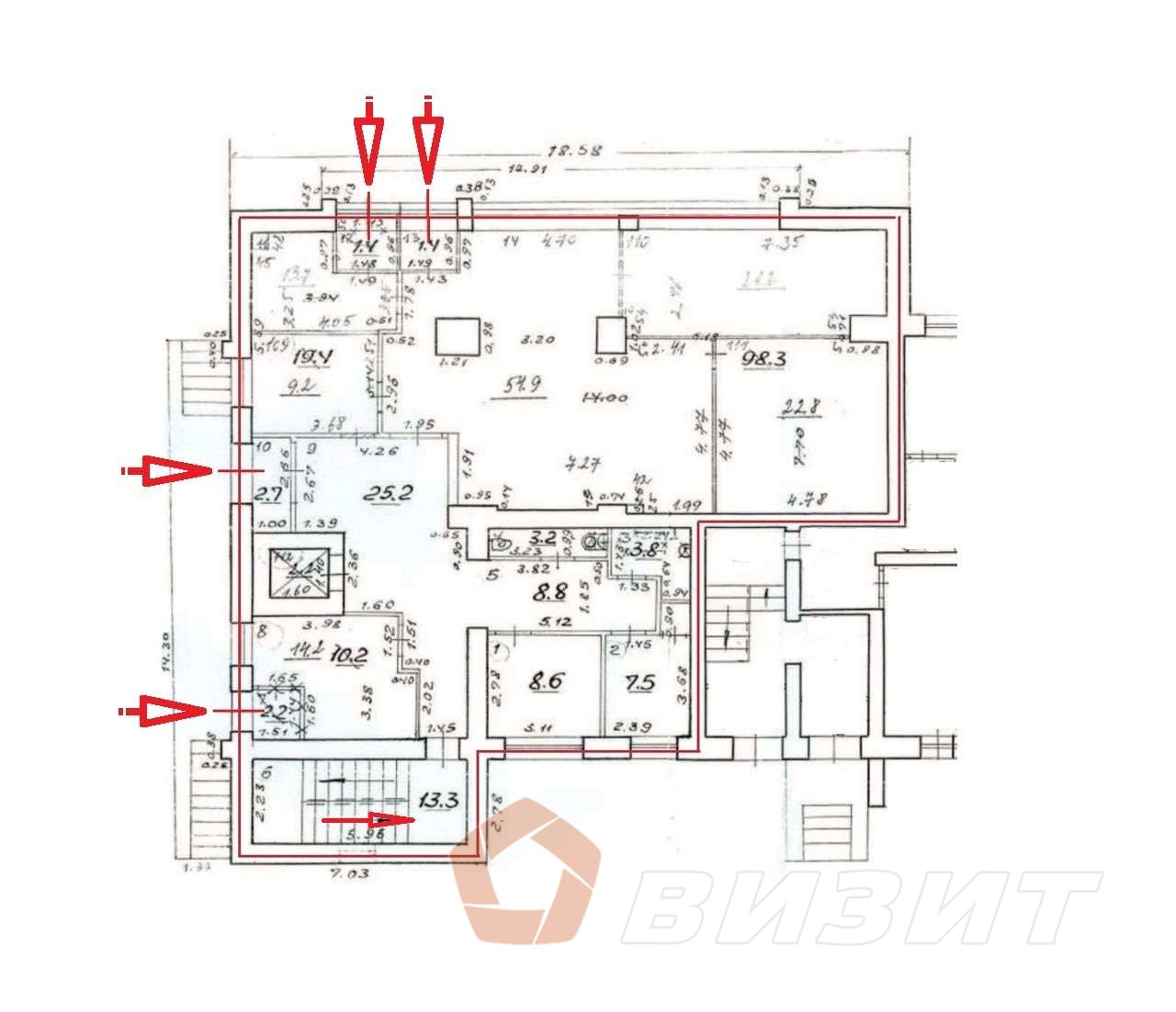 Продажа коммерческой недвижимости, 473м <sup>2</sup>, Самара, Рыльская улица,  13