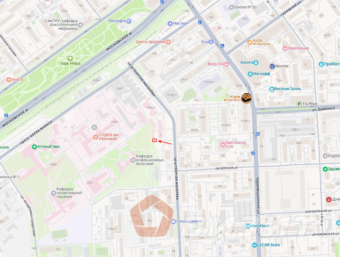 Продажа коммерческой недвижимости, 120м <sup>2</sup>, Самара, Георгия Митерёва проезд,  1