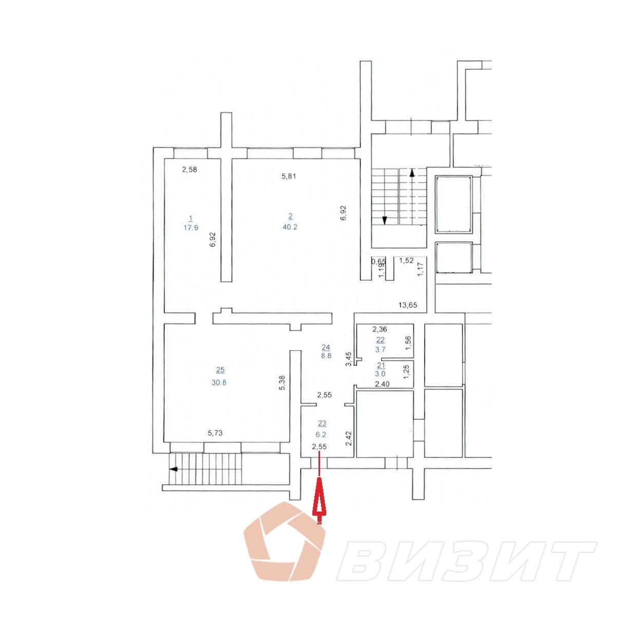 Аренда коммерческой недвижимости, 77м <sup>2</sup>, Самара, Осетинская улица,  4