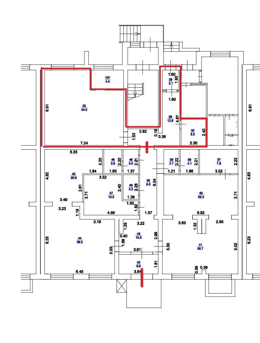 Аренда коммерческой недвижимости, 65м <sup>2</sup>, Самарская, улица Строителей,  11