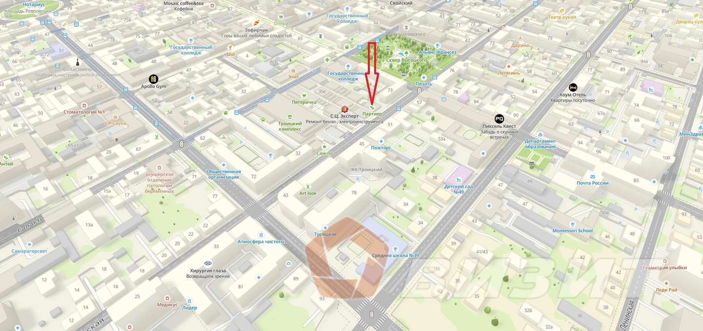 Аренда коммерческой недвижимости, 140м <sup>2</sup>, Самара, Галактионовская улица,  35кВ