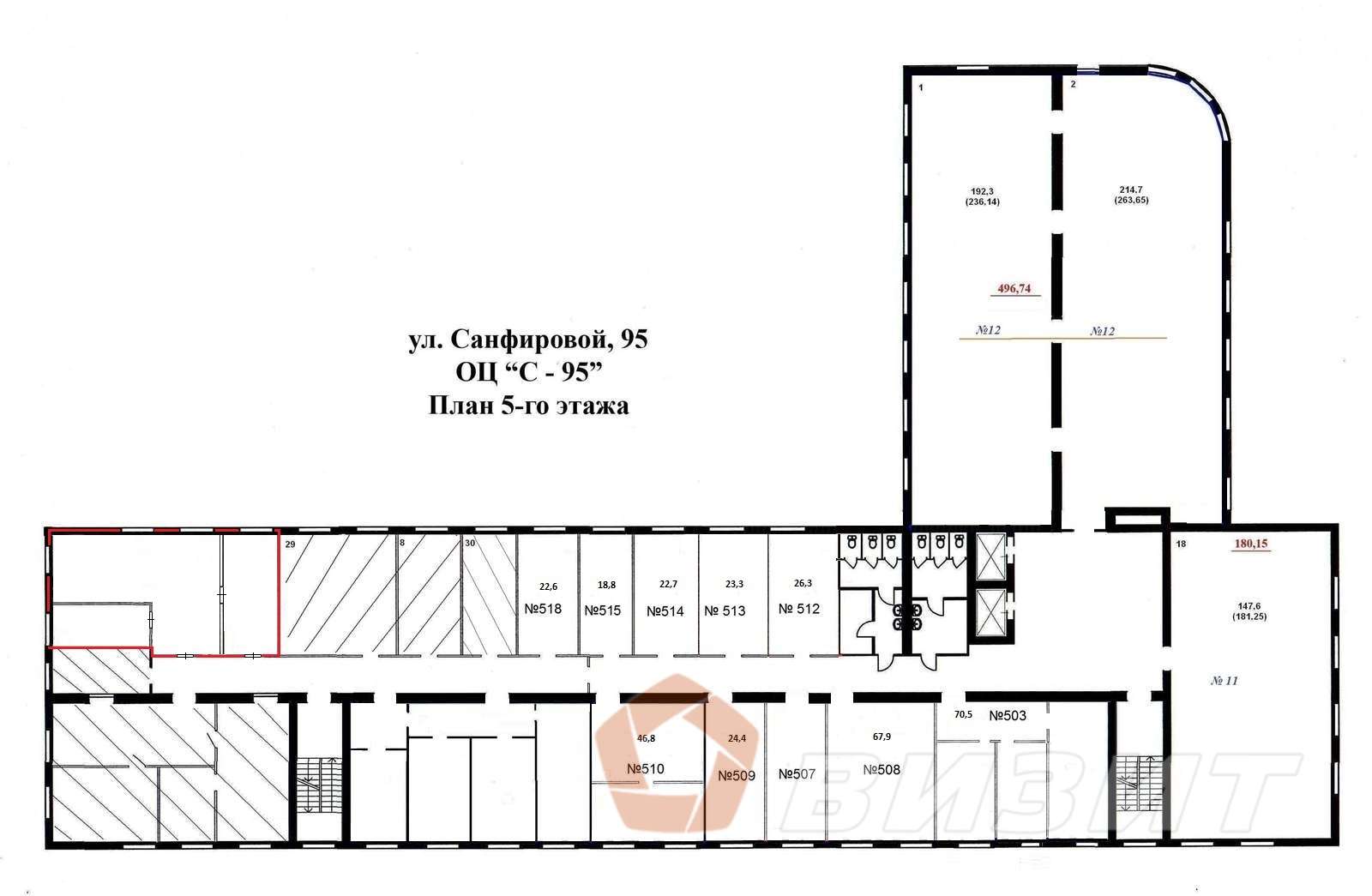 Аренда коммерческой недвижимости, 77м <sup>2</sup>, Самара, Санфировой улица,  95к4