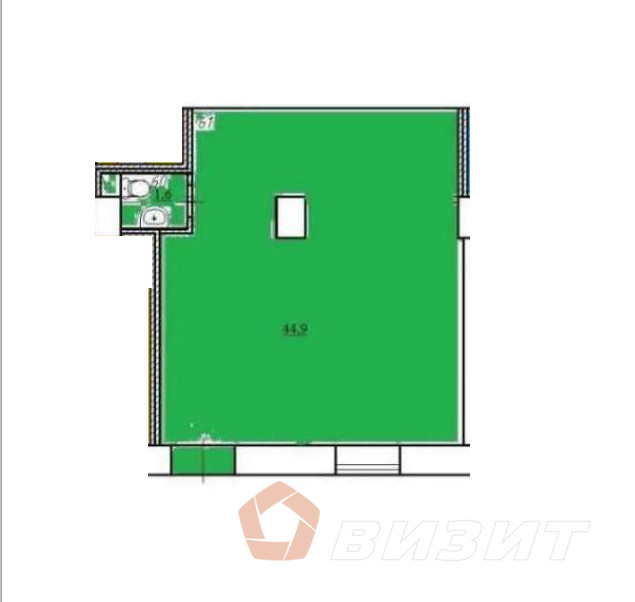 Аренда коммерческой недвижимости, 46м <sup>2</sup>, Самара, Свободы улица,  89