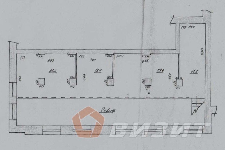 Аренда коммерческой недвижимости, 284м <sup>2</sup>, Самара, Гагарина улица,  153