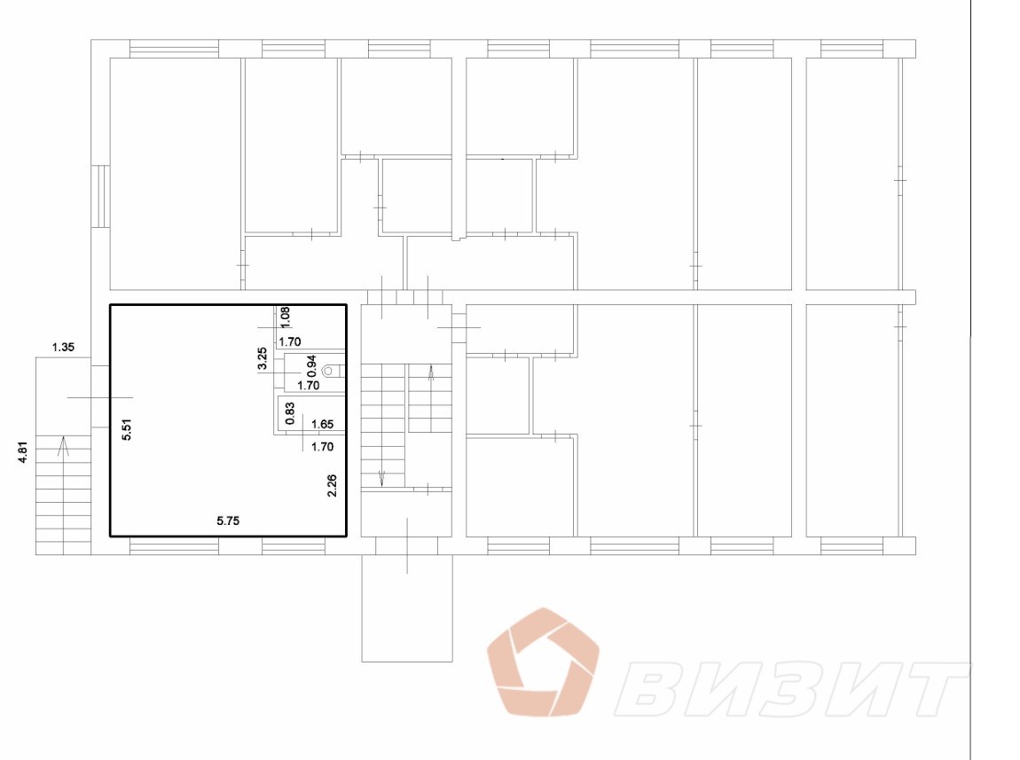 Продажа коммерческой недвижимости, 31м <sup>2</sup>, Новокуйбышевск, Островского улица,  5