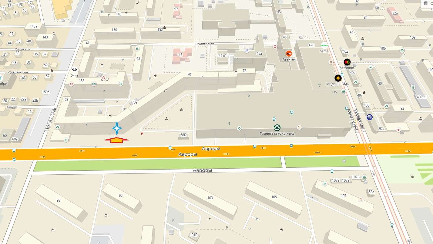 Аренда коммерческой недвижимости, 31м <sup>2</sup>, Самара, Авроры улица,  68