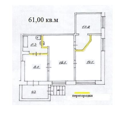 Продажа коммерческой недвижимости, 61м <sup>2</sup>, Самара, Владимирская улица,  44