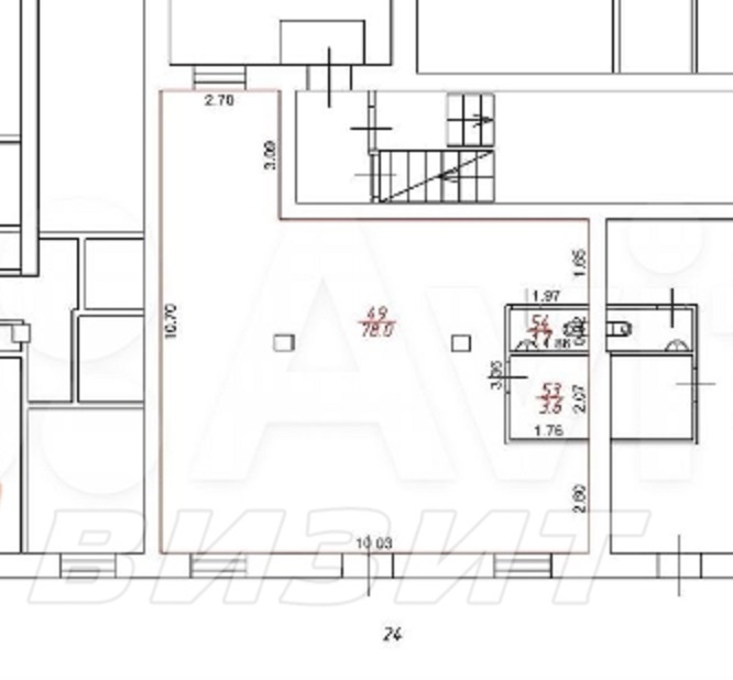 Продажа коммерческой недвижимости, 84м <sup>2</sup>, Самара, Победы улица,  69