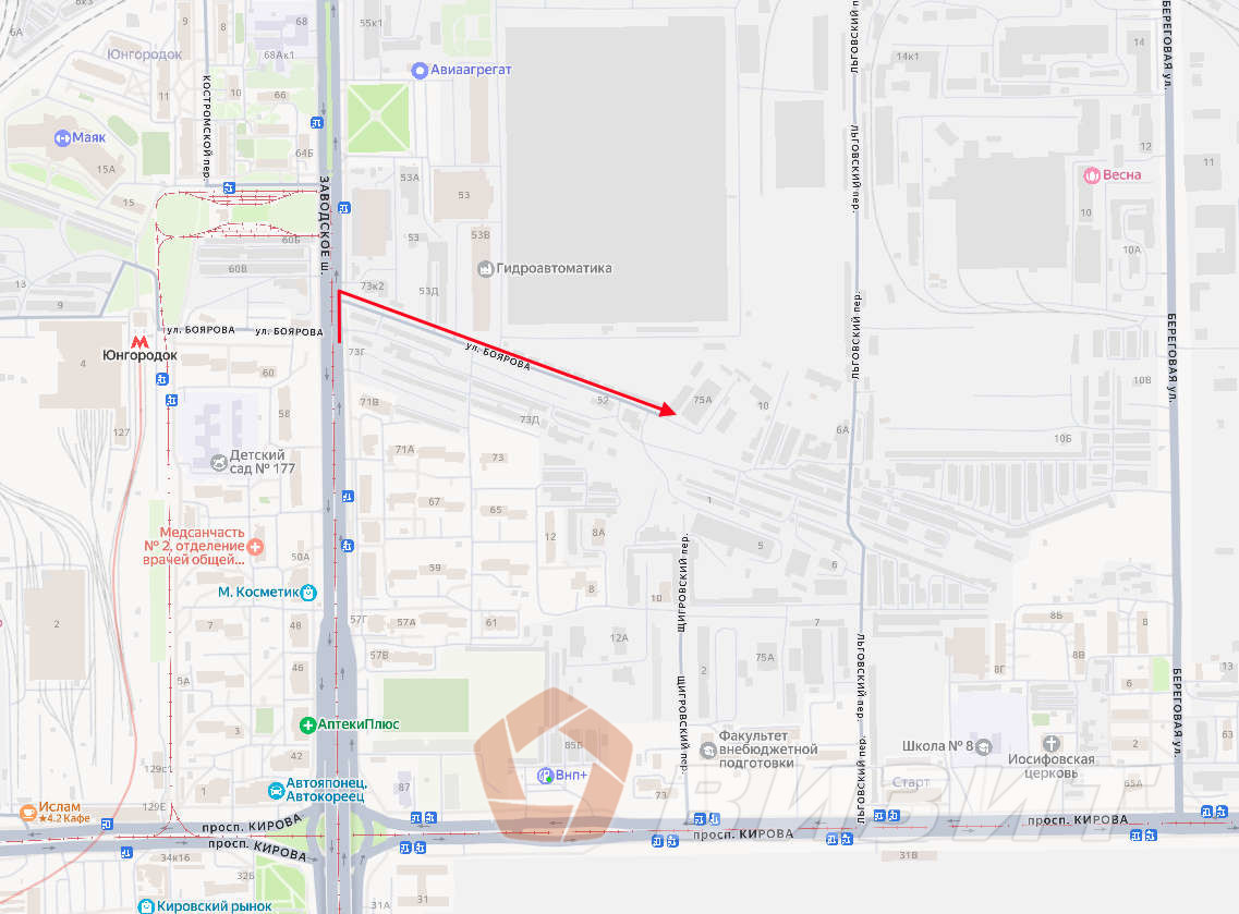 Продажа коммерческой недвижимости, 3235м <sup>2</sup>, Самара, Боярова улица,  52Б