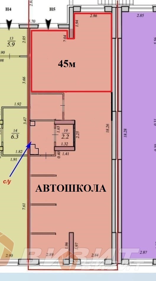 Аренда коммерческой недвижимости, 32м <sup>2</sup>, Самара, Краснодонская улица,  10А