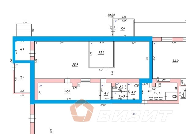 Аренда коммерческой недвижимости, 130м <sup>2</sup>, Самара, Новоурицкая улица,  3