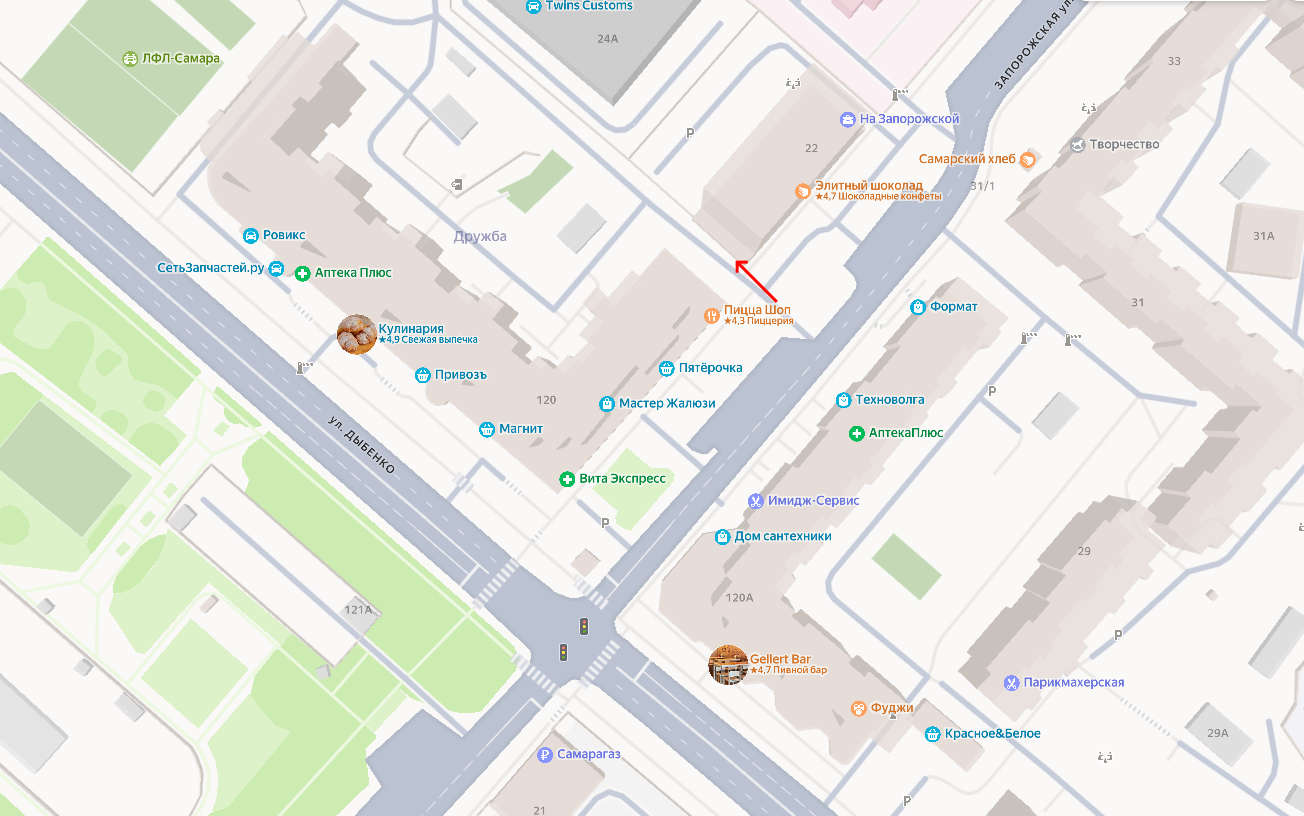 Аренда коммерческой недвижимости, 60м <sup>2</sup>, Самара, Запорожская улица,  22