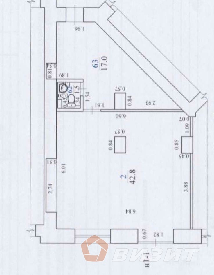 Продажа коммерческой недвижимости, 61м <sup>2</sup>, Самара, Урицкого улица,  2