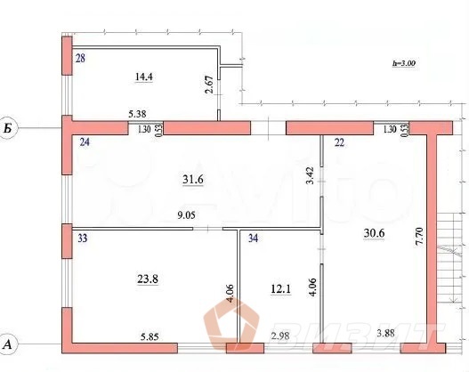 Аренда коммерческой недвижимости, 112м <sup>2</sup>, Самара, Санфировой улица,  95