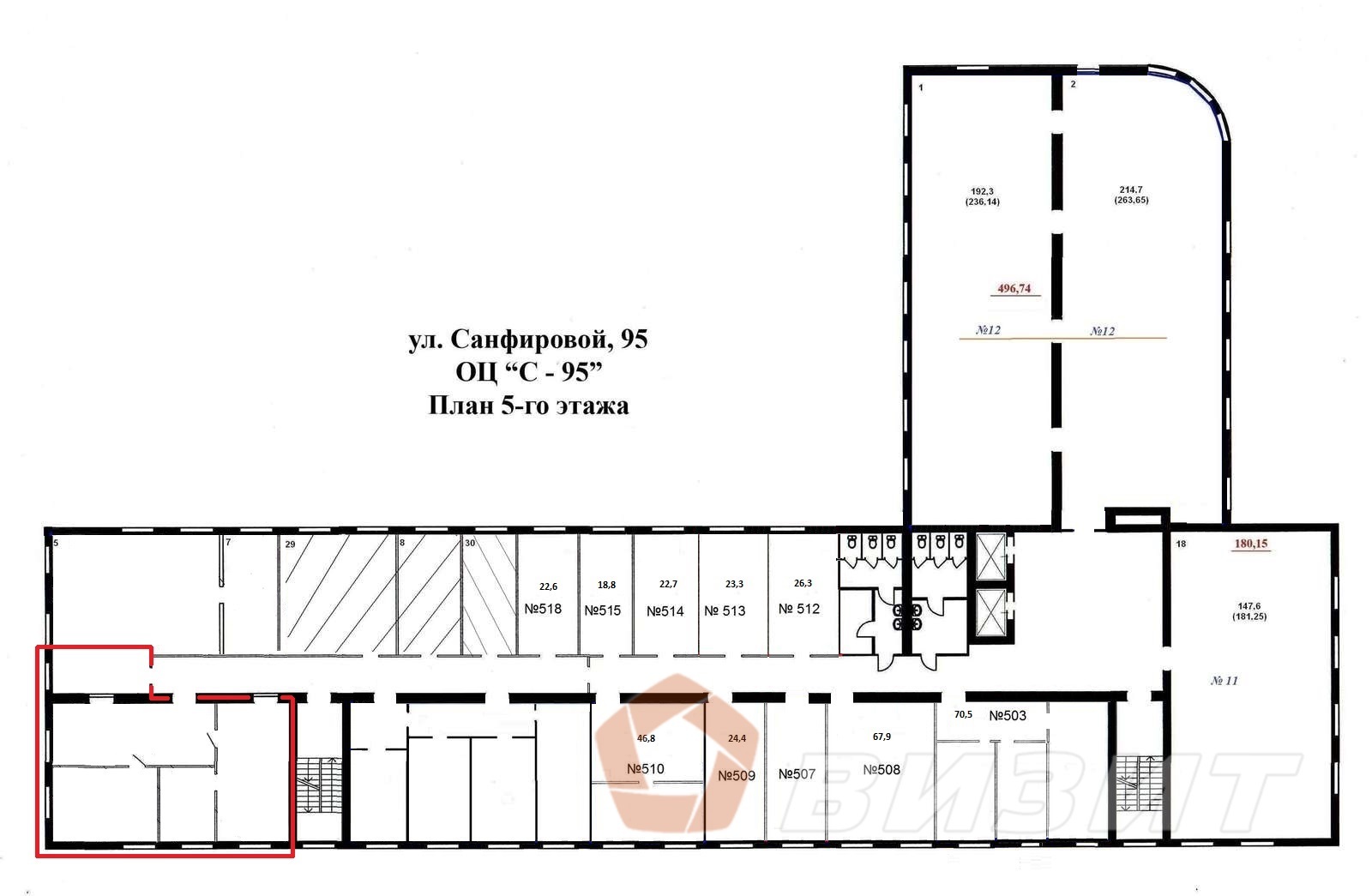 Аренда коммерческой недвижимости, 112м <sup>2</sup>, Самара, Санфировой улица,  95