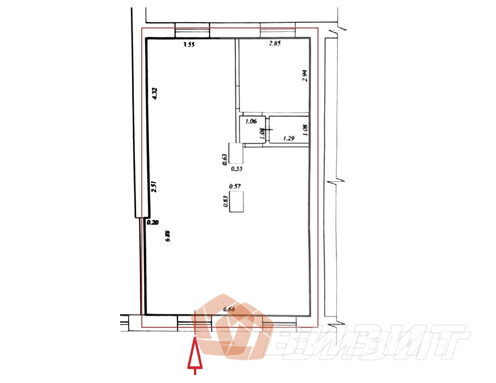 Аренда коммерческой недвижимости, 70м <sup>2</sup>, Самара, Спортивная улица,  25А