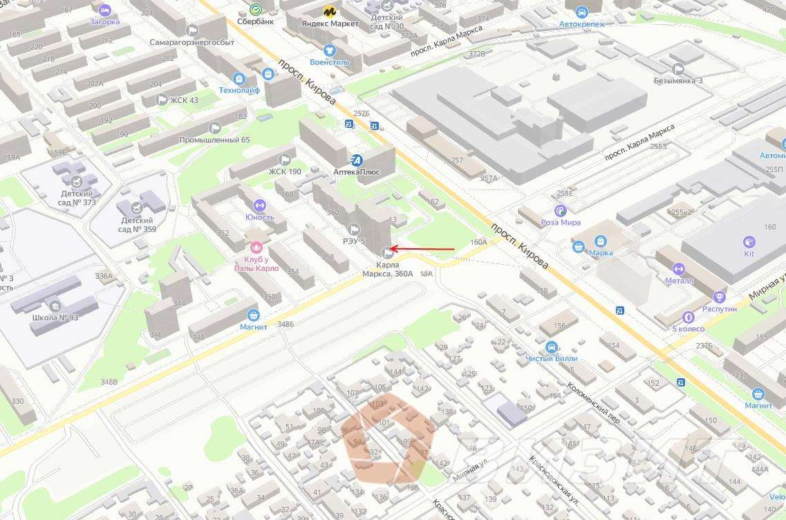 Аренда коммерческой недвижимости, 80м <sup>2</sup>, Самара, Карла Маркса проспект,  360А