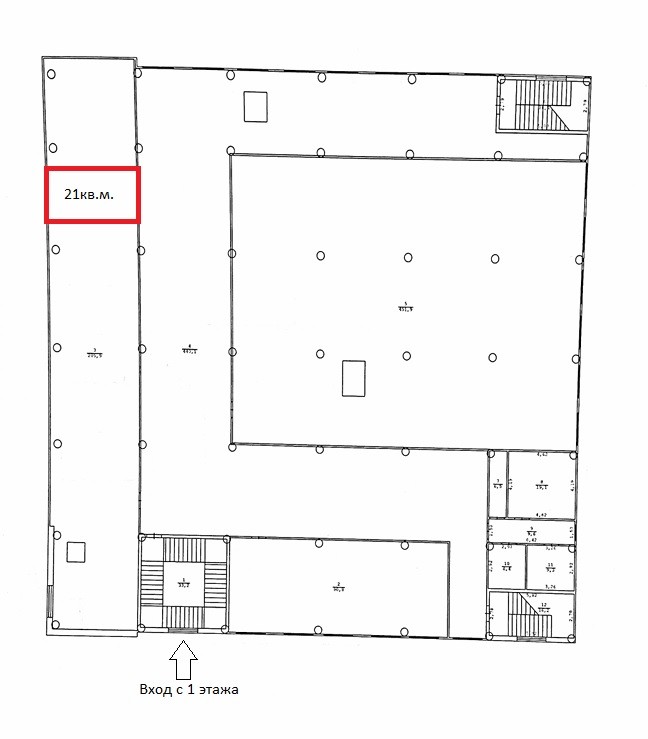 Аренда коммерческой недвижимости, 21м <sup>2</sup>, Нефтегорск, Нефтяников улица,  41