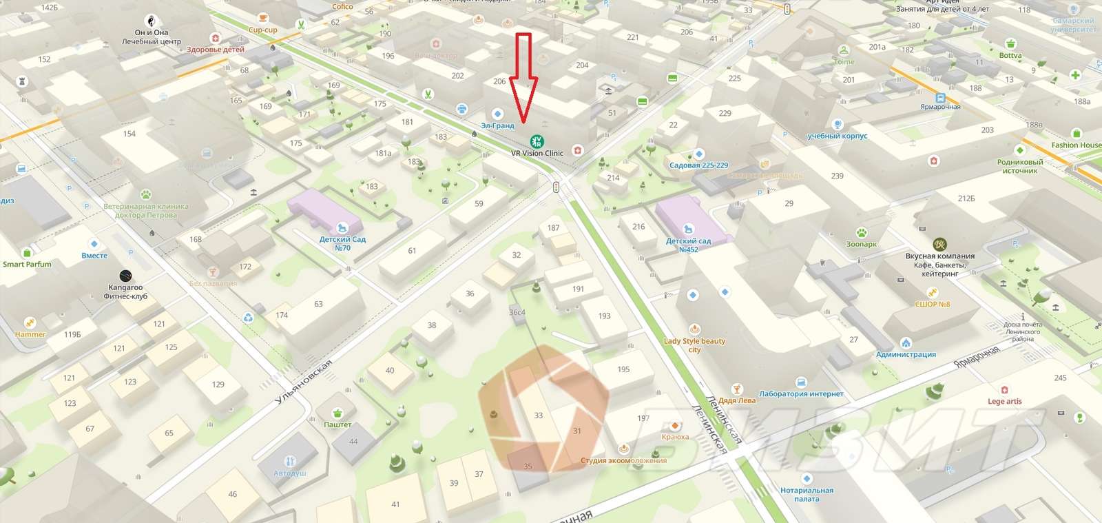 Продажа коммерческой недвижимости, 184м <sup>2</sup>, Самара, Ленинская улица,  206