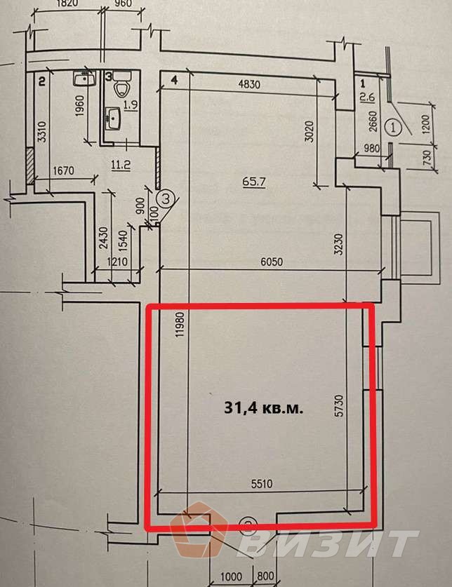 Аренда коммерческой недвижимости, 31м <sup>2</sup>, Самара, Виталия Талабаева улица,  4