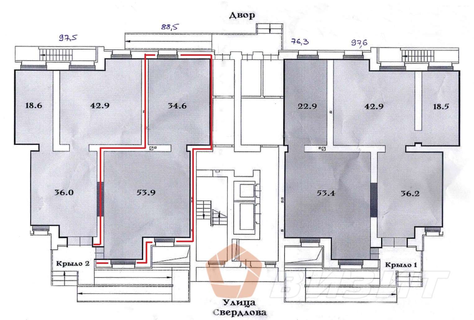 Аренда коммерческой недвижимости, 88м <sup>2</sup>, Новокуйбышевск, Свердлова улица,  17