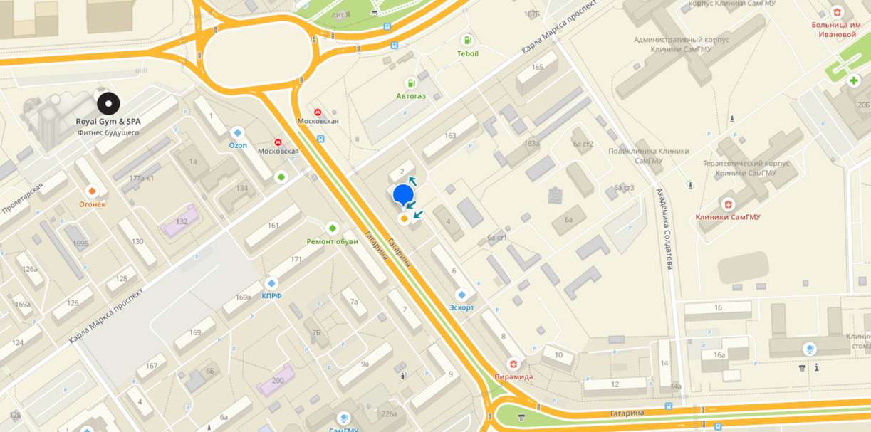 Аренда коммерческой недвижимости, 47м <sup>2</sup>, Самара, Гагарина улица,  2