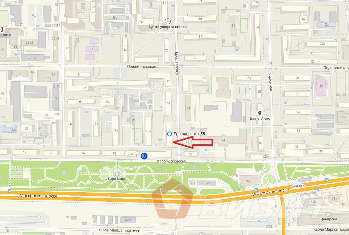 Продажа коммерческой недвижимости, 72м <sup>2</sup>, Самара, Ерошевского улица,  55