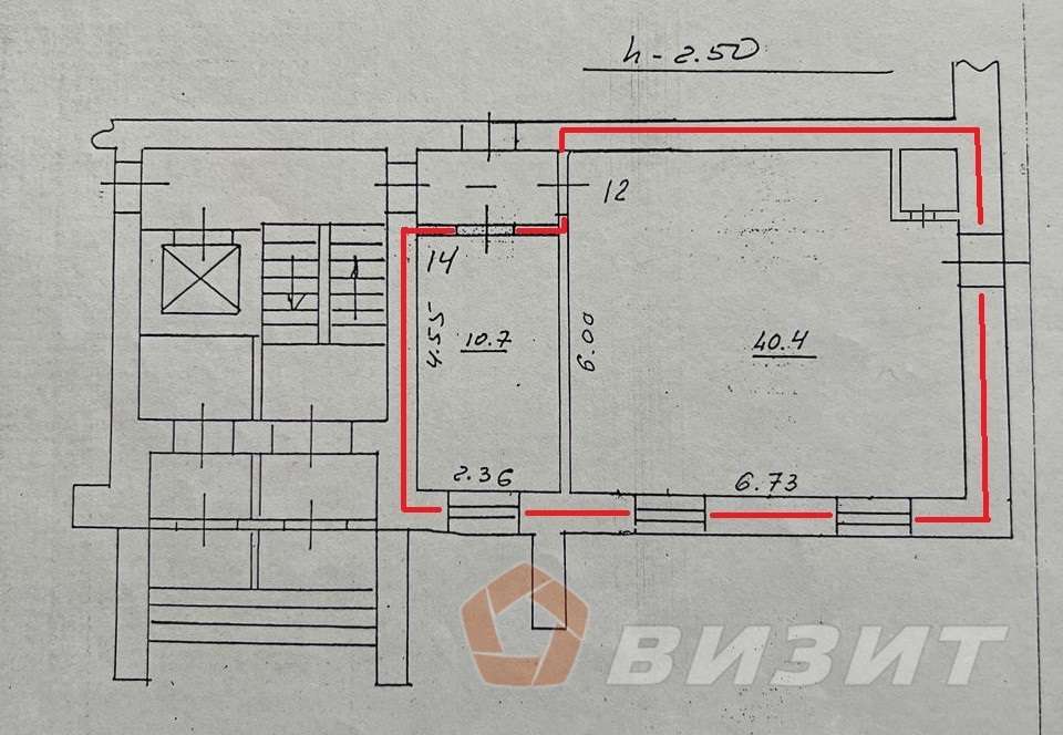 Продажа коммерческой недвижимости, 51м <sup>2</sup>, Самара, Больничная улица,  37