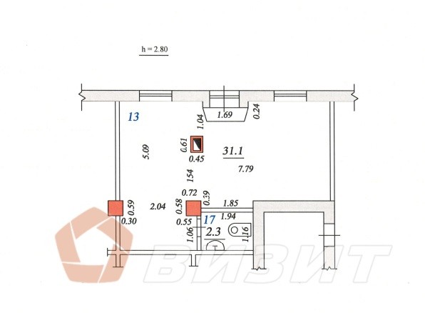 Аренда коммерческой недвижимости, 33м <sup>2</sup>, Самара, Земеца улица,  19
