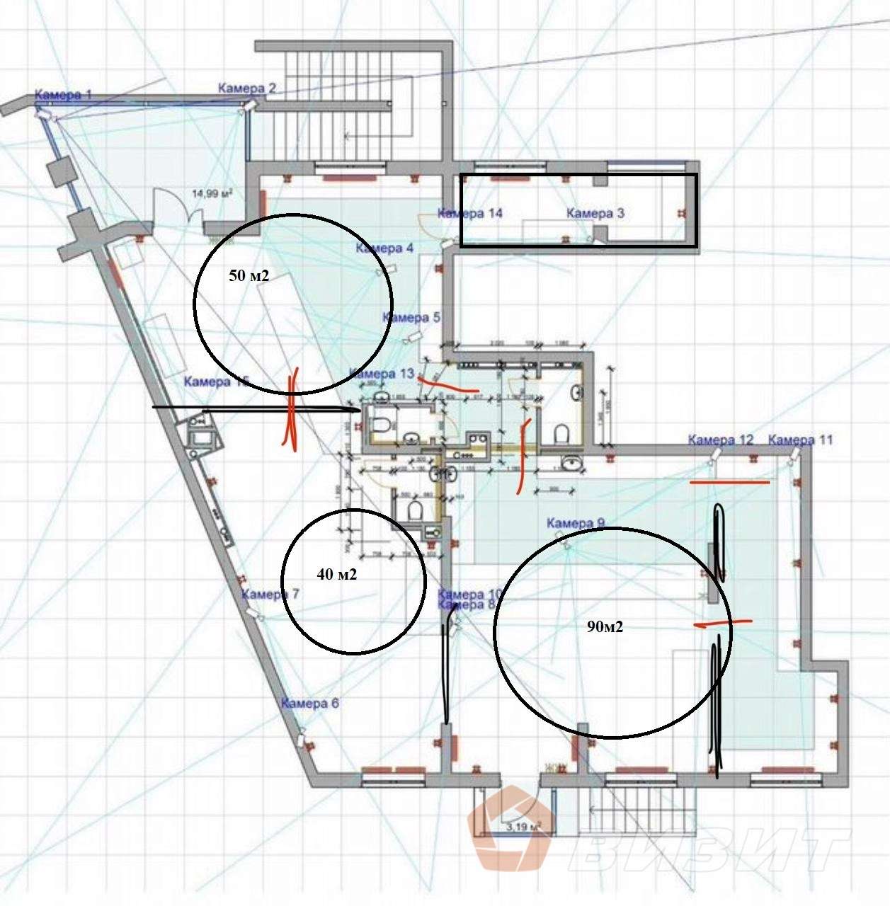Аренда коммерческой недвижимости, 190м <sup>2</sup>, Самара, Врубеля улица,  17