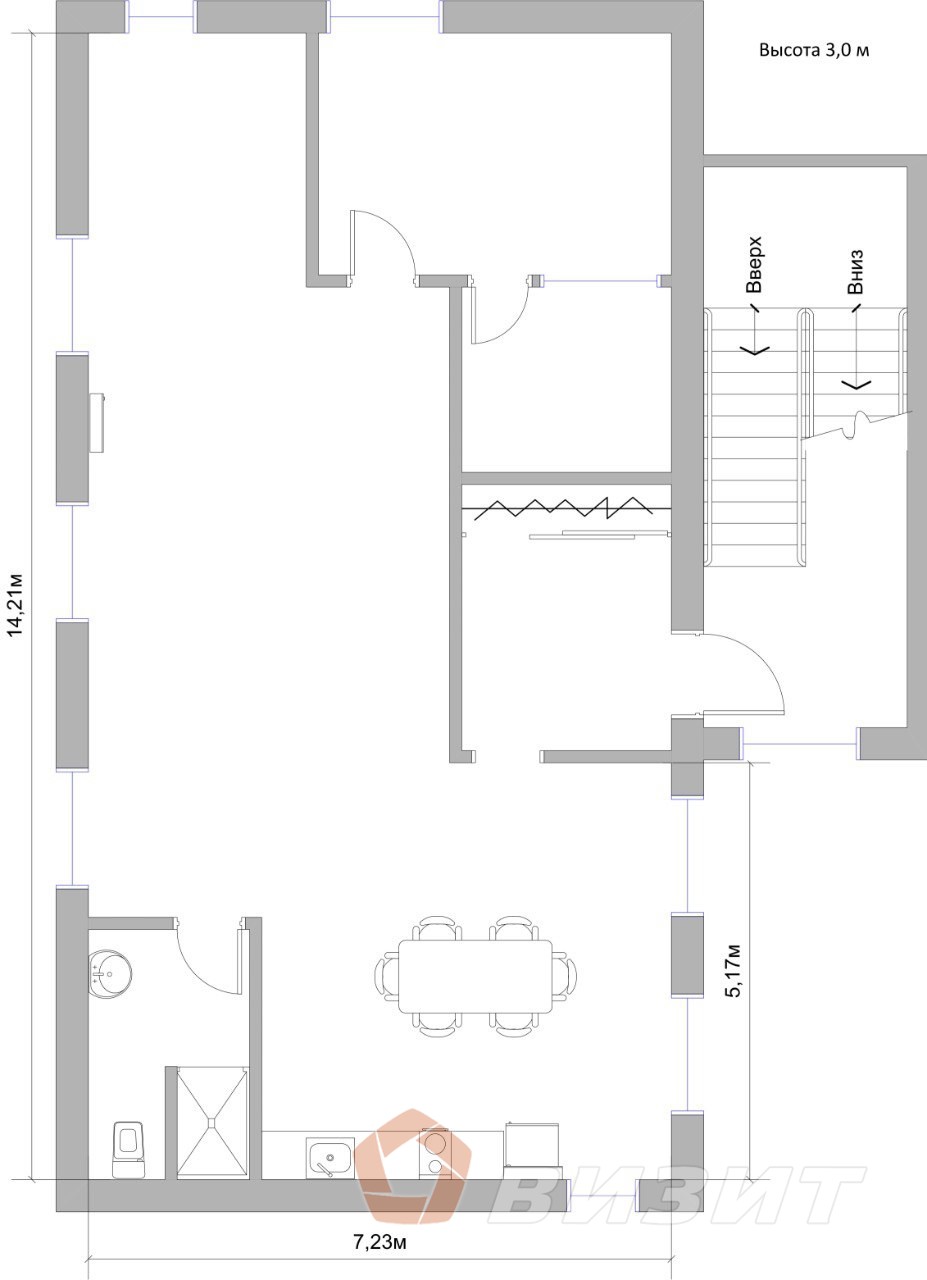 Продажа коммерческой недвижимости, 120м <sup>2</sup>, Самара, Георгия Митерёва проезд,  1