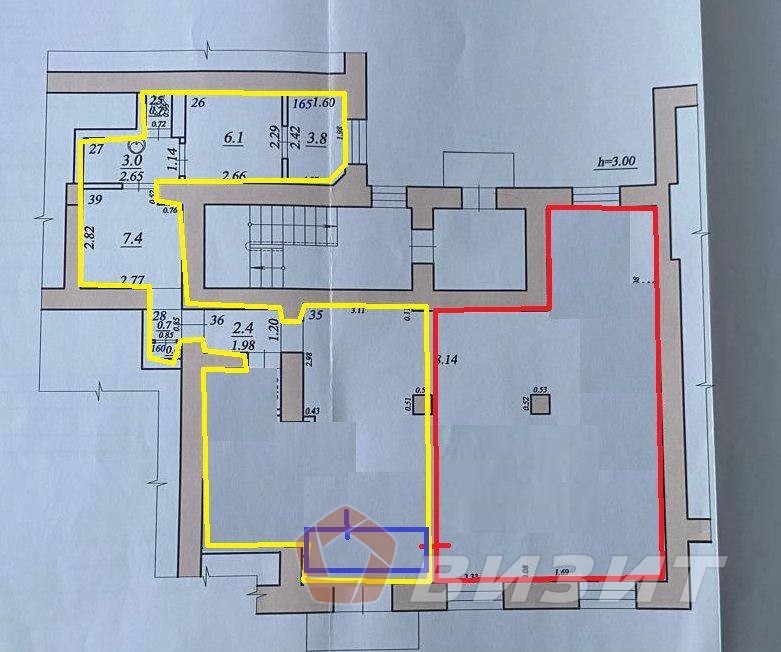 Аренда коммерческой недвижимости, 70м <sup>2</sup>, Самара, Победы улица,  95